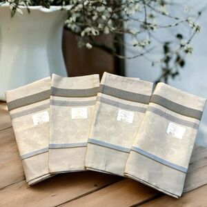 Le Jacquard Francais Primrose Bordier Set of 4 Napkins FRANCE